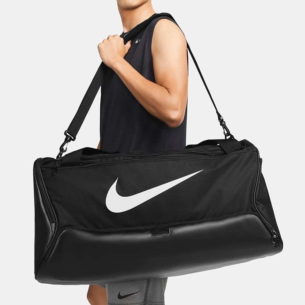 Nike Black Sports Duffel Bag